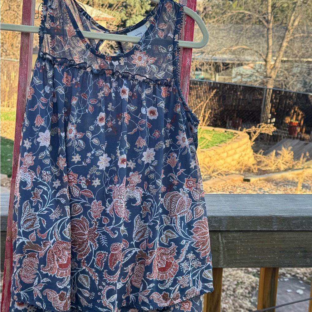 Floral Sleeveless Top